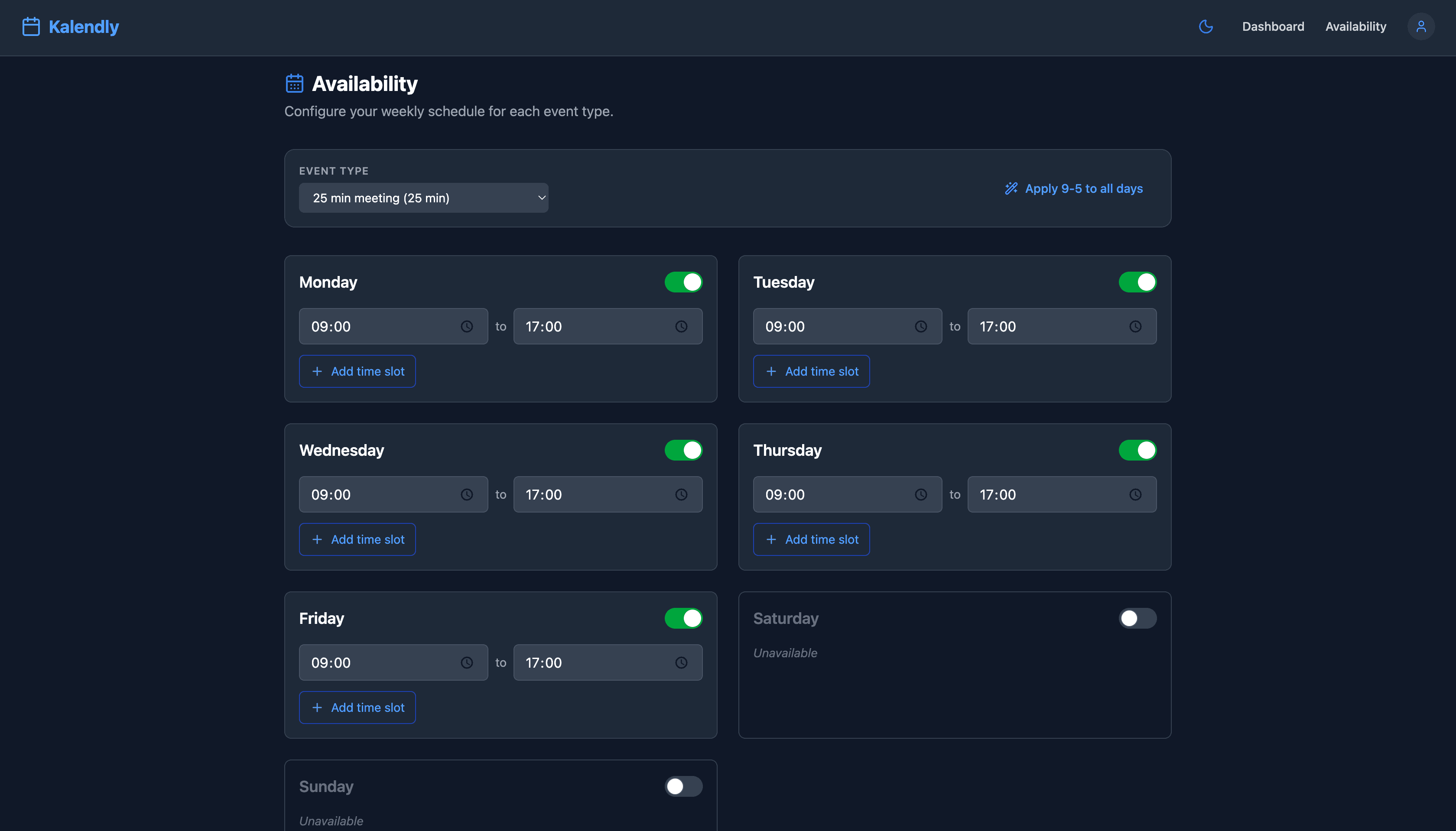 Kalendly screenshot 3